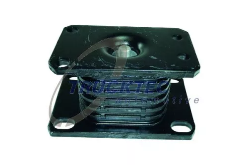 Mounting, leaf spring