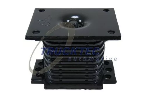 Mounting, leaf spring