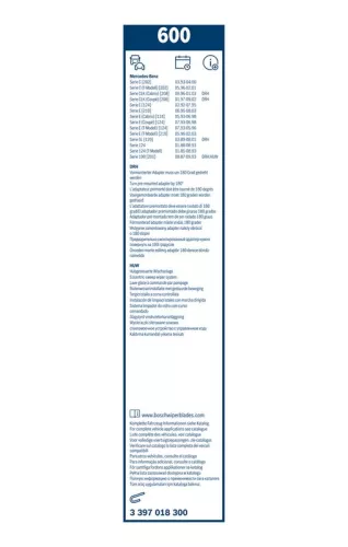 BOSCH Wiper Blade (3397018300)