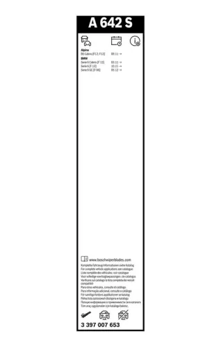 BOSCH Wiper Blade (3397007653)