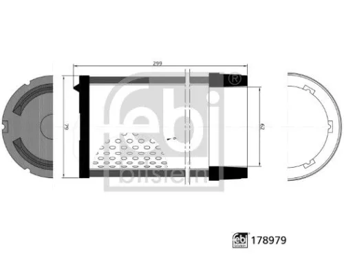 FEBI BILSTEIN 1x Air Filter (178979)