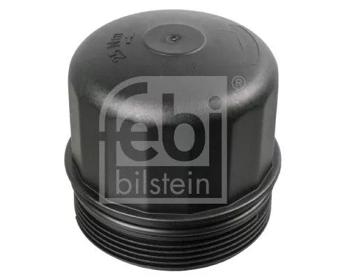 1x Cap, oil filter housing