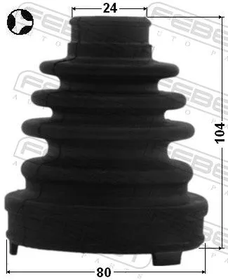 FEBEST Bellow, drive shaft (0115-ACV30LHT)