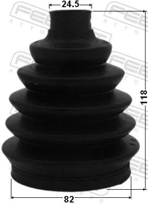 FEBEST Bellow, drive shaft (0117-SXV20)