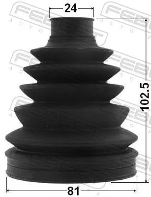 FEBEST Bellow, drive shaft (0117P-ACU35R)