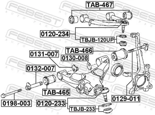 FEBEST Ball Joint (0120-234)