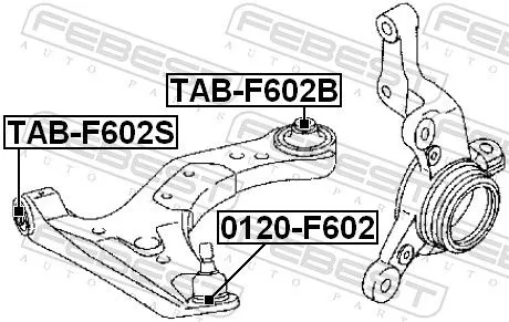 FEBEST Ball Joint (0120-F602)