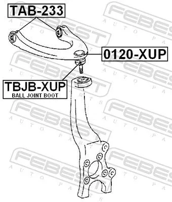 FEBEST Ball Joint (0120-XUP)