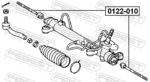 FEBEST Inner Tie Rod (0122-010)