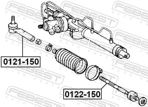 FEBEST Inner Tie Rod (0122-150)