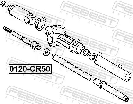 FEBEST Inner Tie Rod (0122-CR50)