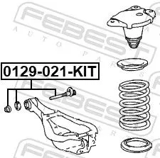 FEBEST Camber Correction Screw (0129-021-KIT)