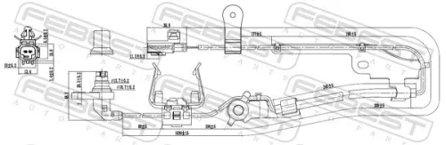 FEBEST Sensor, wheel speed (01606-013)