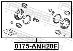 FEBEST Repair Kit, brake caliper (0175-ANH20F)