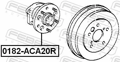 FEBEST Wheel Hub (0182-ACA20R)