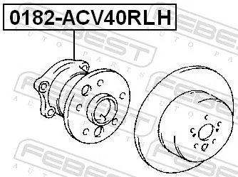 FEBEST Wheel Hub (0182-ACV40RLH)
