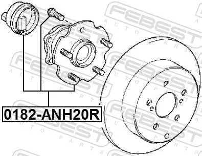 FEBEST Wheel Hub (0182-ANH20R)