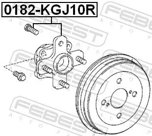 FEBEST Wheel Hub (0182-KGJ10R)