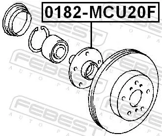 FEBEST Wheel Hub (0182-MCU20F)