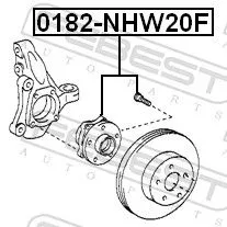 FEBEST Wheel Hub (0182-NHW20F)