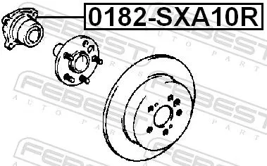 FEBEST Wheel Hub (0182-SXA10R)