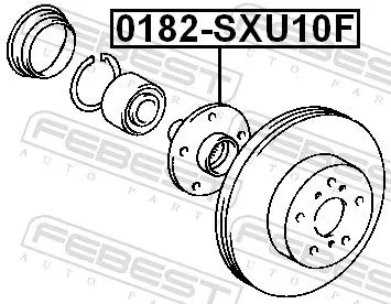 FEBEST Wheel Hub (0182-SXU10F)
