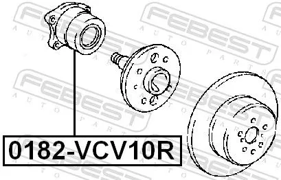FEBEST Wheel Hub (0182-VCV10R)