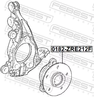 FEBEST Wheel Hub (0182-ZRE212F)