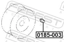 FEBEST Wheel Nut (0185-003)