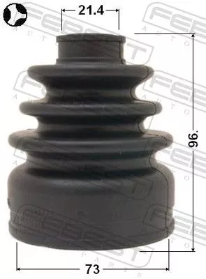 FEBEST Bellow, drive shaft (0215-J1016)