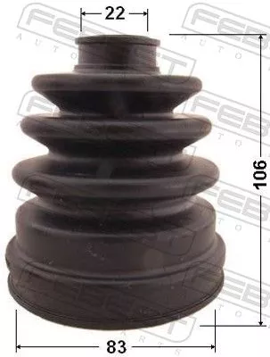 FEBEST Bellow, drive shaft (0215-JP16)