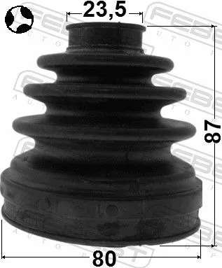 FEBEST Bellow, drive shaft (0215-T30T)