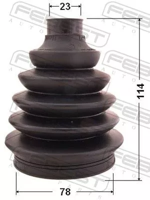 FEBEST Bellow, drive shaft (0217P-E11)