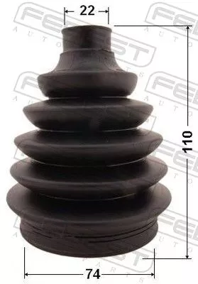 FEBEST Bellow Kit, drive shaft (0217P-QG15)