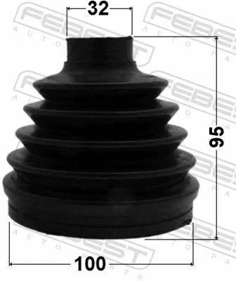 FEBEST Bellow, drive shaft (0217P-TA60R)