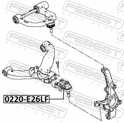 FEBEST Ball Joint (0220-E26LF)