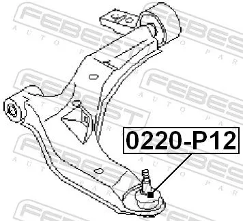 FEBEST Ball Joint (0220-P12)