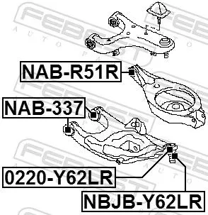 FEBEST Ball Joint (0220-Y62LR)