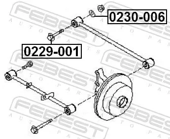 FEBEST Camber Correction Screw (0229-001)