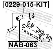 FEBEST Camber Correction Screw Set (0229-015-KIT)