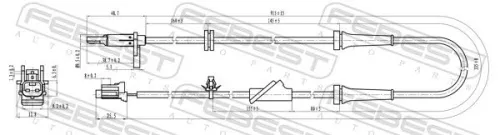 FEBEST Sensor, wheel speed (02606-011)
