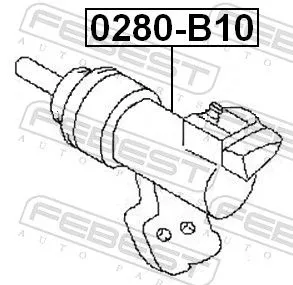 FEBEST Slave Cylinder, clutch (0280-B10)