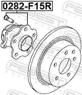 FEBEST Wheel Hub (0282-F15R)