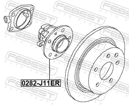 FEBEST Wheel Hub (0282-J11ER)