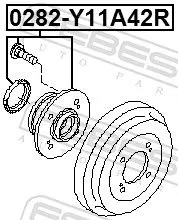 FEBEST Wheel Hub (0282-Y11A42R)