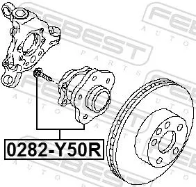 FEBEST Wheel Hub (0282-Y50R)