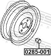 FEBEST Wheel Nut (0285-001)