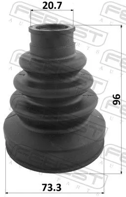 FEBEST Bellow Kit, drive shaft (0315-FK)