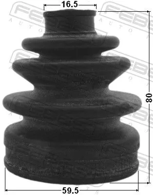 FEBEST Bellow, drive shaft (0317-HRV)