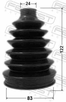 FEBEST Bellow, drive shaft (0317P-FD)